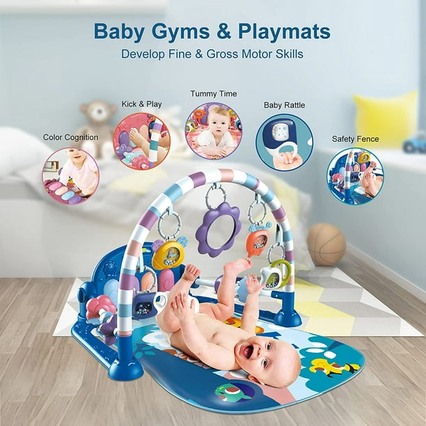Baby Gym, cadeau Bébé - garçon et fille, tapis de jeu Animal