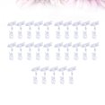 thumbnail image 3 of 25Pcs Transparent Double Head Universal Clamp Shelf Clamp Crystal Clip Rack clip, 3 of 9