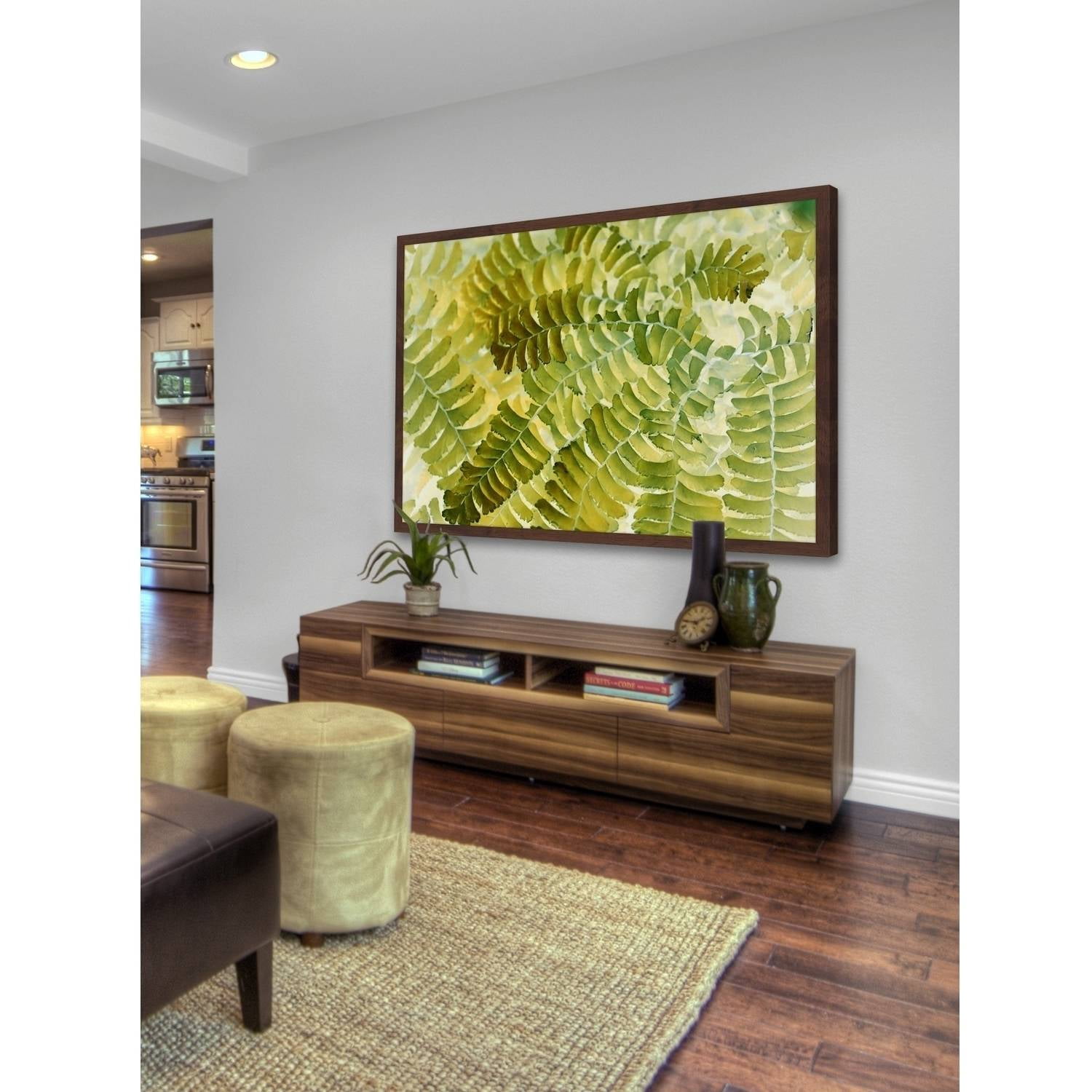 "Fern Fantasy II" Framed Painting Print