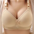 thumbnail image 2 of DPTALR Womens Dailywear Bars Embroidered Glossy Comfortable Breathable Bra Underwear No Rims, 2 of 8