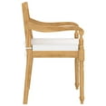 thumbnail image 5 of vidaXL 5 Piece Garden Dining Set with Cushions Solid Teak Wood, 5 of 5