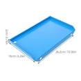 thumbnail image 2 of HEALEEP Easy to Clean Iron Pipe Rack Board Blue Home Iron Pipe Rack Plate 1Pack, 2 of 8