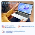 thumbnail image 6 of KUU 15.6" Laptop, Intel Celeron N5095, 16GB RAM, 512GB SSD, Windows 11, Backlit Keyboard, 6 of 13