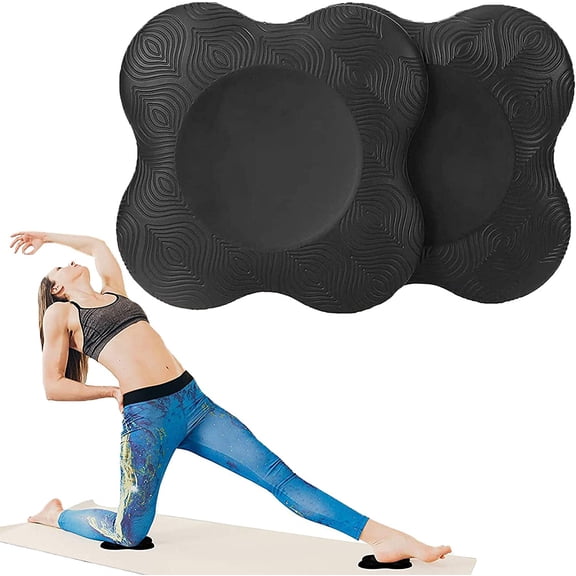Yoga Knee Pad Cushion Yoga Mats in Foam Yoga Pillow Knee Pad Knee Pad Yoga Mats Set Protects Hands and Hands for Gymnastics, Exercises, Aerobics (2 Pcs)