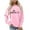 Pink, variant on Merry Christmas Sweatshirts for Women Holiday Sweater Graphic Oversize Crew Neck Long Sleeve Pullover