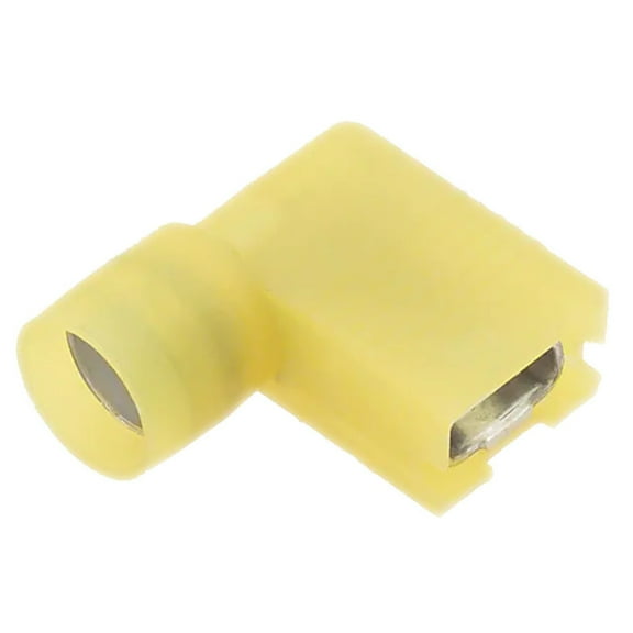 Pack of 10 19006-0019 Connector Terminals Quick Disconnect 10-12AWG Brass Yellow Crimp Fully Insulated 019006-0019 :RoHS