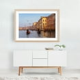 thumbnail image 6 of Venice Sunset - Grand Canal - Towards Rialto Bridge - Gondoliers - Veneto Italy Photography Architecture Boat Cityscape Travel Poster Water Bird Unframed Wall Art Print 40 x 60 inches, 6 of 7