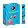 4C Powder Drink Mix Packets, Fruit Punch 1 Pack, 24 Count, Singles Stix On the Go, Refreshing Sugar Free Water Flavorings