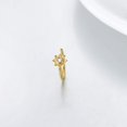 thumbnail image 2 of 14k Solid Gold Nose Rings Nose Rings for Women 20G, Diameter 8mm, 2 of 7