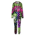 thumbnail image 4 of Invader Zim Unisex Onesie Pajamas Zipper Jumpsuit Hooded One Piece Sleepwear for Family Mens Womens, 4 of 8