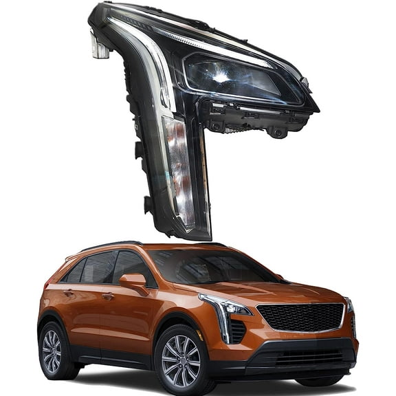 munirater Passenger Side LED Headlight Right Headlamp Assembly Replacement for 2019 2020 2021 Cadillac XT4