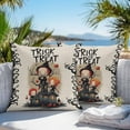 thumbnail image 5 of Outdoor Waterproof Pillow Covers Halloween Trick Or Treat Kids Wood House Decorative Throw Pillow Protectors,Tree Branch on Burlap Pillowcase Cushion Cases for Patio Sofa Garden Couch,20x20in,2 Pack, 5 of 9