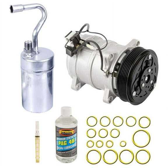 AC Compressor & A/C Kit For Volvo 850 S70 V70 C70 - Includes Drier, Expansion Valve, PAG Oil & O-Ring Seals! - BuyAutoParts