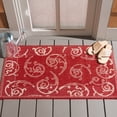 thumbnail image 2 of Safavieh Courtyard Daniel Oriental Indoor/Outdoor Area Rug, Red/Natural, 2'7" x 5', 2 of 10