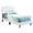 White, variant on Home Bedroom Furniture Deb Jewel White Tufted Twin Panel Bed
