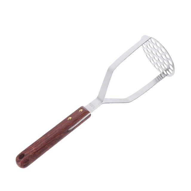 Potato Masher Kitchen Practical Stainless Steel Potato Presser Ricer With Wood Handle Kitchen Gadgets