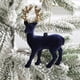 thumbnail image 5 of Adornos de ciervo para árbol de Navidad | Figuras de reno con purpurina para decoración navideña | Adornos colgantes en miniatura para fiestas, hogar, jardín y fotografía, 5 of 8