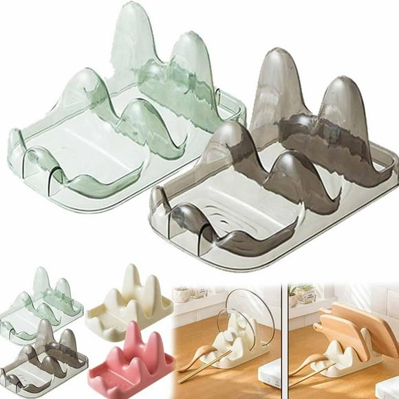 Support de Couvercle pour Casserole à Cuillère, Repose-Cuillère avec Support de Couvercle, Repose-Cuillère pour Cuisinière Nouveau E4