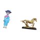 thumbnail image 5 of Figura Decorativa De Muñeca Geisha Kabuki Asiática, Escultura, Obra De Arte Coleccionable Para Dormitorio, Sala De Estar, Escritorio, Estantería, Tienda De Decoración Del Hogar, 5 of 8