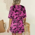 thumbnail image 4 of Icvfdpl Cute Pajama Sets for Women Ladies Fashion Solid Color Loose Shorts Set Loungewear M, 4 of 7