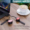 thumbnail image 2 of Luz LED para bicicleta, luces delanteras y traseras recargables por USB, luces LED para bicicleta impermeables IPX5, faros delanteros de doble cuenta, adecuados para todas las bicicletas y todo tipo, 2 of 5
