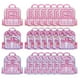 thumbnail image 5 of 21 piezas Mochilas Bolsas de Regalo Bolsas de Dulces Bolsas con Asa Bolsas Pequeñas con Cierre Rosa, 5 of 9