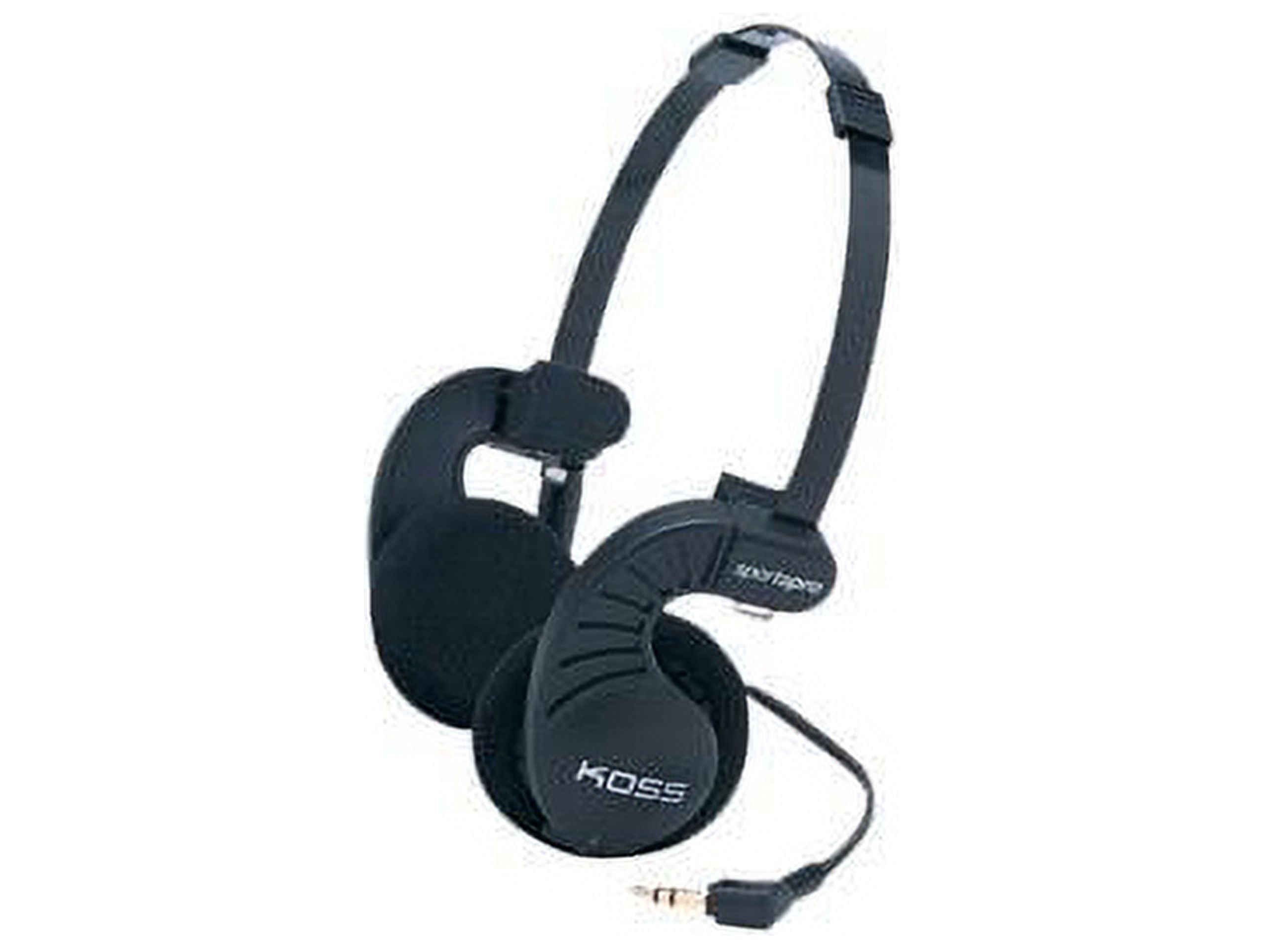 Koss Sporta Pro Travel Wire Head On Ear Headphones, Black