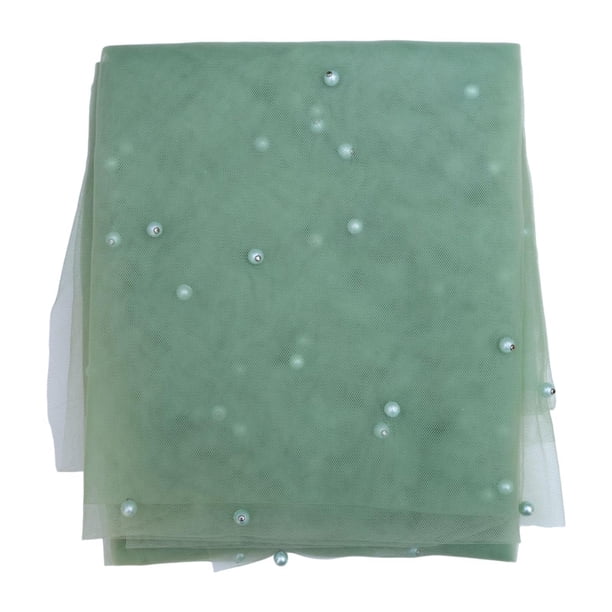 Camino de mesa de tul para decoración de bodas, multifuncional y ligero. Verde