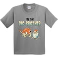 thumbnail image 3 of Inktastic I'm the Big Brother Ankylosaurus Bros Youth T-Shirt, 3 of 5