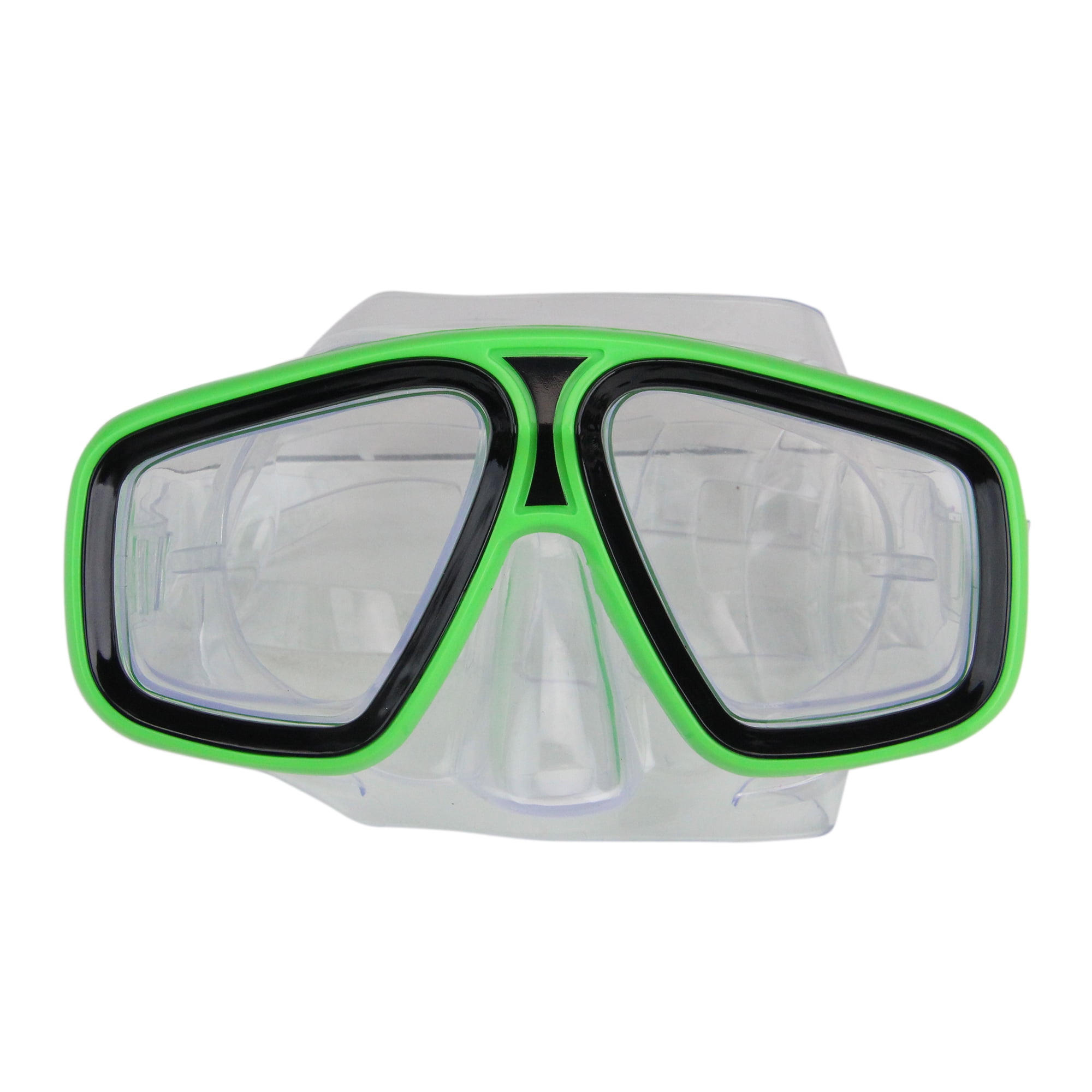 Swimline Laguna Recreational Swim Goggle Mask for Kids 6.25" Green