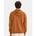 thumbnail image 3 of ComfortWash by Hanes GDH450 Garment Dyed Unisex Hooded Pullover Sweatshirt-Texas Orange-XL, 3 of 5