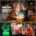 thumbnail image 4 of Football Night Light, 16 Color Cracked Design Night Light with Remote, Room Decor, 4 of 7