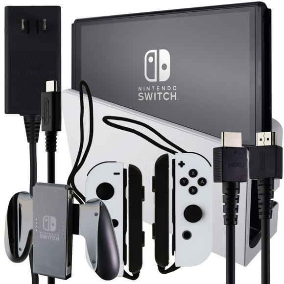 Nintendo Switch OLED Zelda Tears of Kingdom Bundle with White Dock & Joy-Cons (Used)