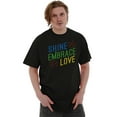 thumbnail image 4 of Shine Embrace Autistic Awareness Men's Graphic T Shirt Tees Brisco Brands S, 4 of 4