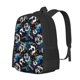 thumbnail image 1 of Balery Football Mochila para hombre y mujer - Tela Oxford 600D resistente - Gran capacidad, resistente al agua, ideal para la escuela, viajes y senderismo, 1 of 6