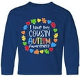 thumbnail image 3 of Inktastic I Love my Cousin Autism Awareness Long Sleeve Youth T-Shirt, 3 of 5