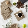 thumbnail image 3 of Basic Terry Collection Solid Windowpane Dishcloth Set, 12x12, Stone 6 Piece, 3 of 7