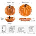 thumbnail image 2 of Ceramic Salad Plates,pumpkin Shape Dinner Plate Set,plates For Snack,pasta,fruit,serving Dishes For Halloween,plate, 2 of 5