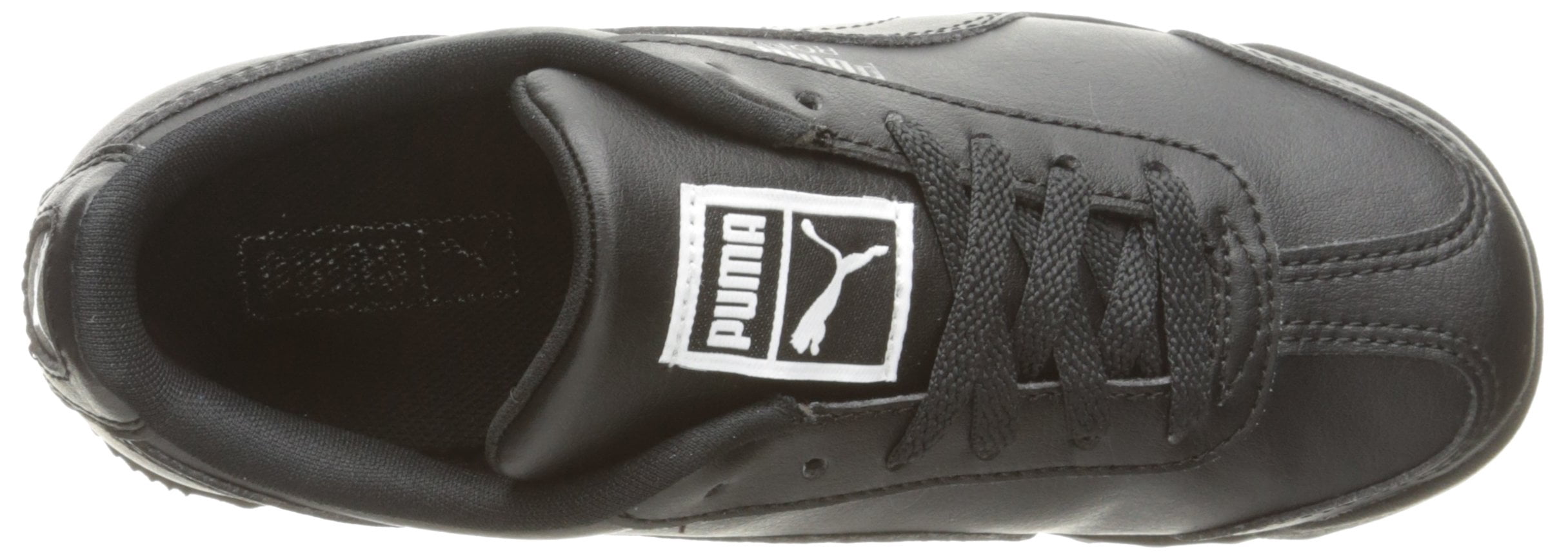 Puma 361594-12: Boys' Roma Basic PS-K Kid Black Sneaker (3 M US Little Kid)