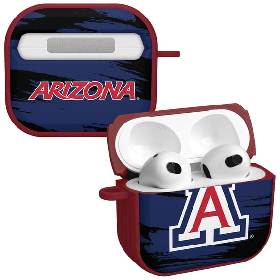 Arizona Wildcats Paint Stripe HDX Case Cover Compatible with Apple AirPods Gen 3 by Affinity Bands