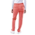 thumbnail image 2 of Adar Pro Scrubs For Women - Skinny Leg Yoga Scrub Pants - P4100 - Rapture Rose - XS, 2 of 7