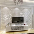 thumbnail image 2 of Home Decor Luxury 3d Damask Embossed Wallpaper Rolls Home Art Decor, 2 of 5