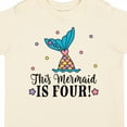thumbnail image 4 of Inktastic 4th Birthday Mermaid Tail Girls Girls Toddler T-Shirt, 4 of 5