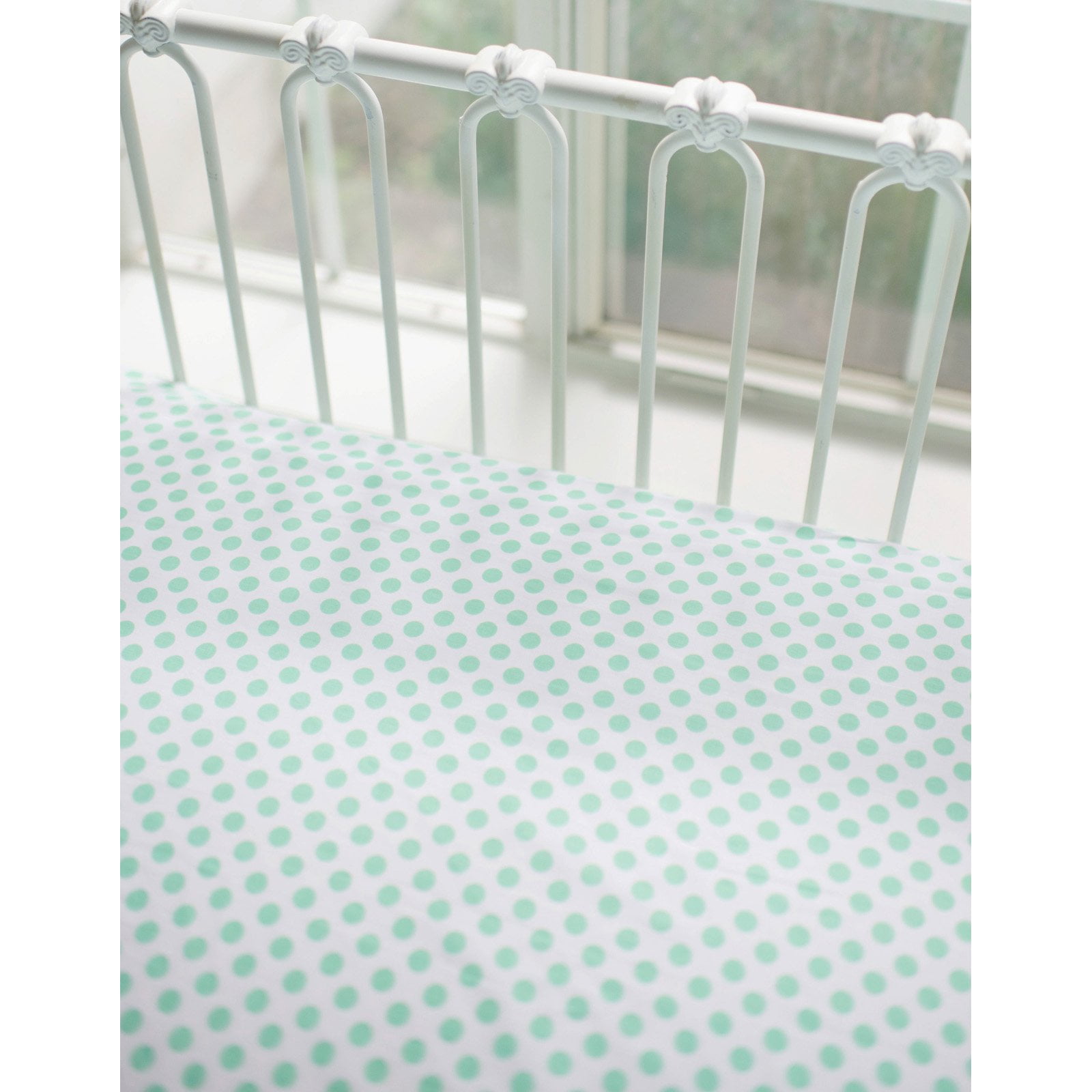 polka dot cot sheet