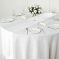 thumbnail image 5 of BalsaCircle 5 Pieces White 12" x 108" Polyester Table Top Runners Wedding Party Linens, 5 of 8