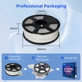 thumbnail image 5 of Flashforge ASA Filament 1.75mm, 1KG/2.2lbs UV Resistant ASA 3D Printer Filament with Satin Finish, Sparkle White, 5 of 6