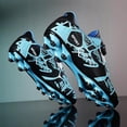 thumbnail image 3 of Zapatos de fútbol para niños Zapatos de fútbol con picos para botines juveniles Zapatillas deportivas 218-Azul-34 Sincero Electrónica, 3 of 5