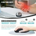 thumbnail image 2 of Herbher Mouse Pad with Wrist Rest, Gray, 1 Pack, 2 of 7