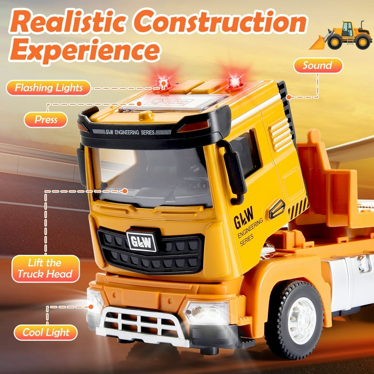 ATOPDREAM Construction Vehicle Set 3-in-1 Truck Toy photo 3