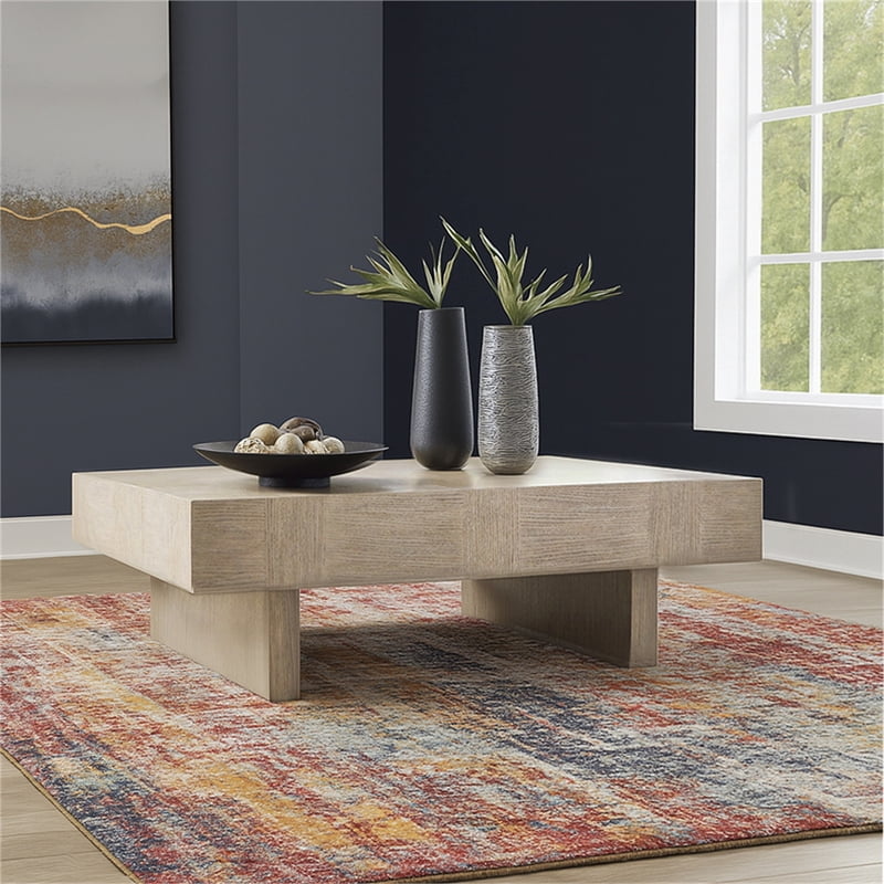 Signature Design by Ashley Jorlaina Light Brown Coffee Table